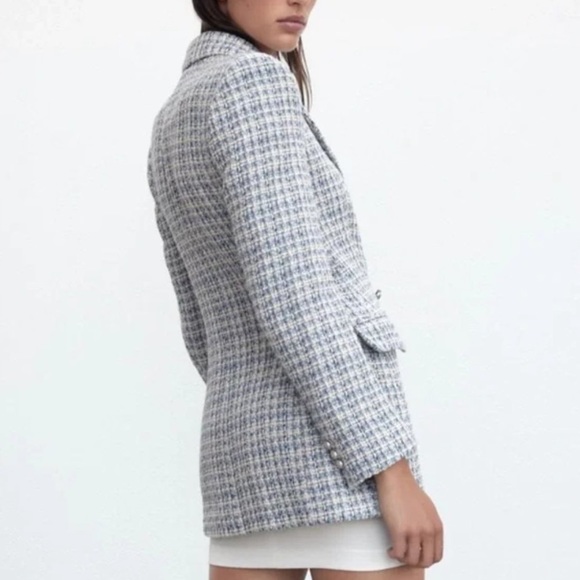 Zara Double Breasted Blazer (S) - Picture 2 of 7